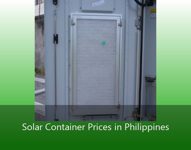 Solar Container Prices in Philippines